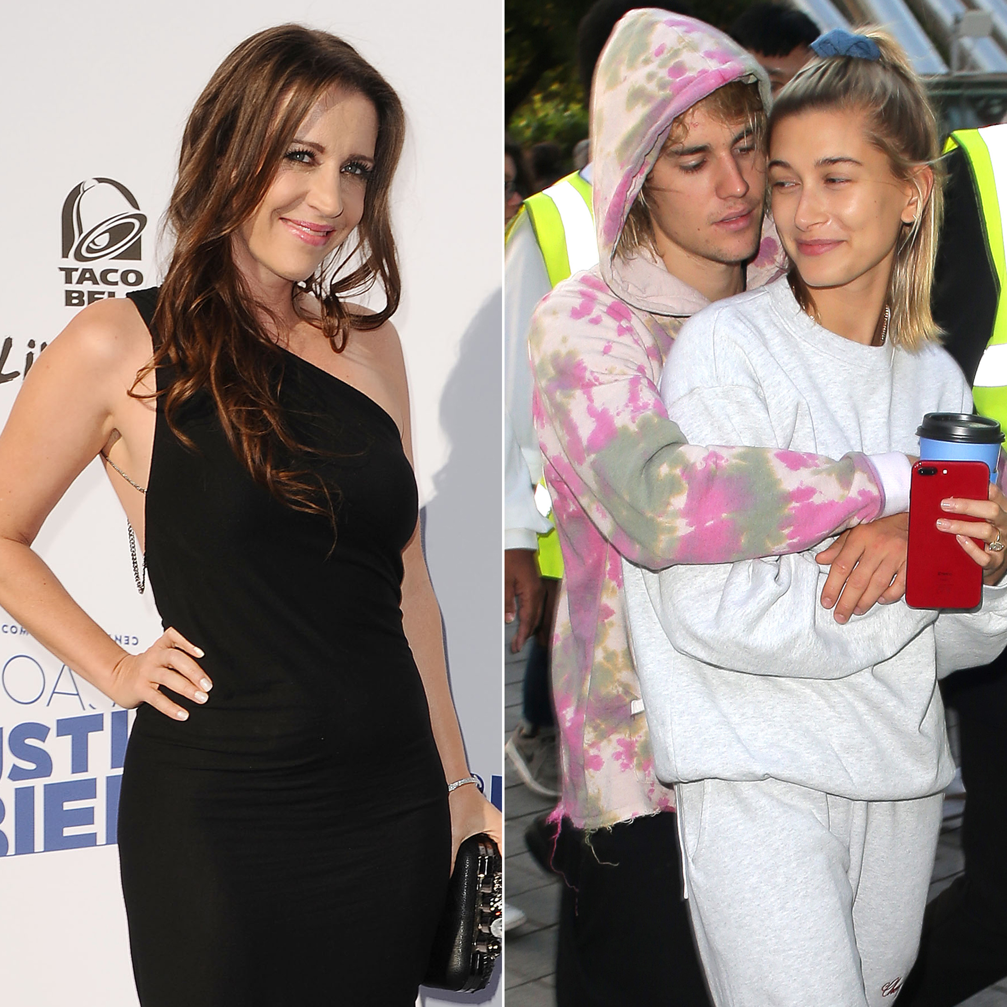 justin bieber's mom gushes over hailey baldwin