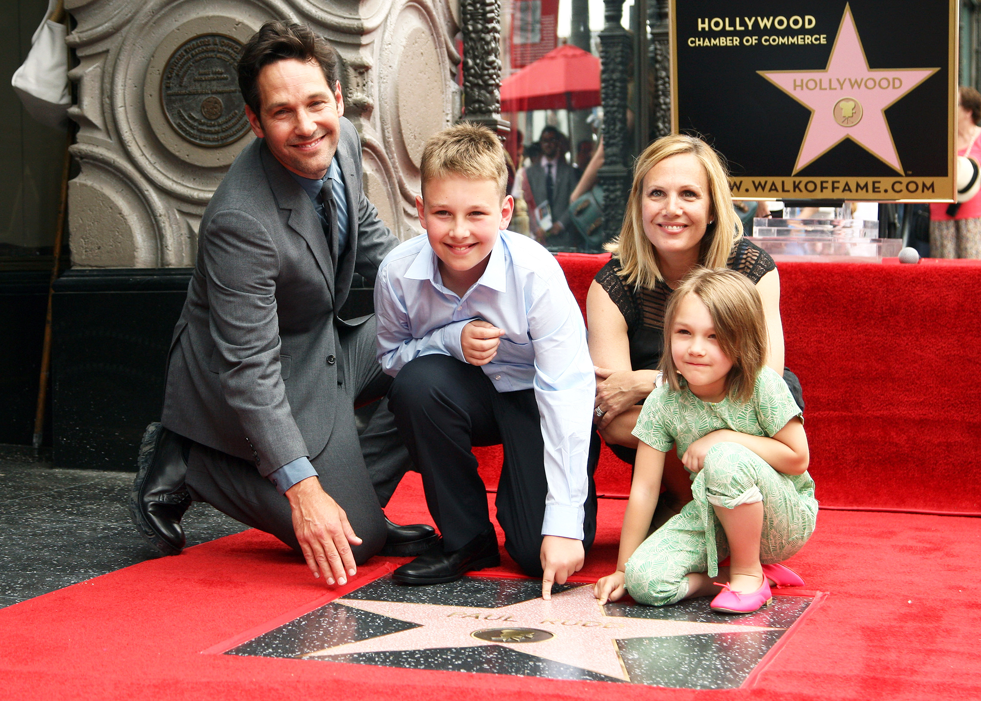paul rudd Family Holiday