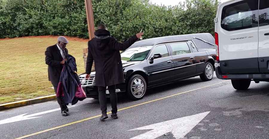 kim porter funeral