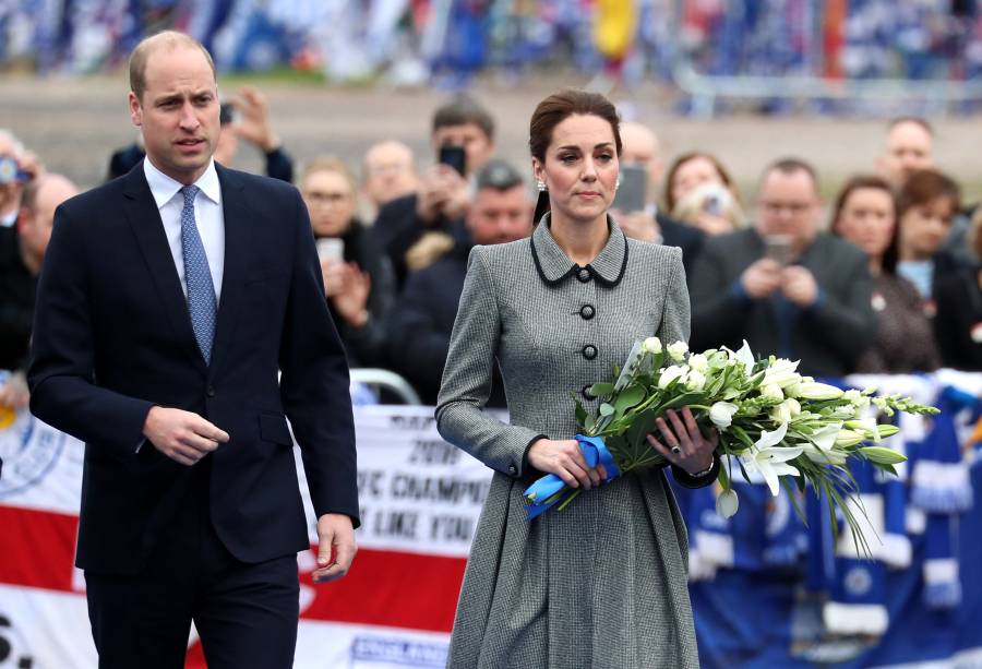 Prince William and Duchess Kate Pay Tribute to Helicopter Crash Victims in Leicester