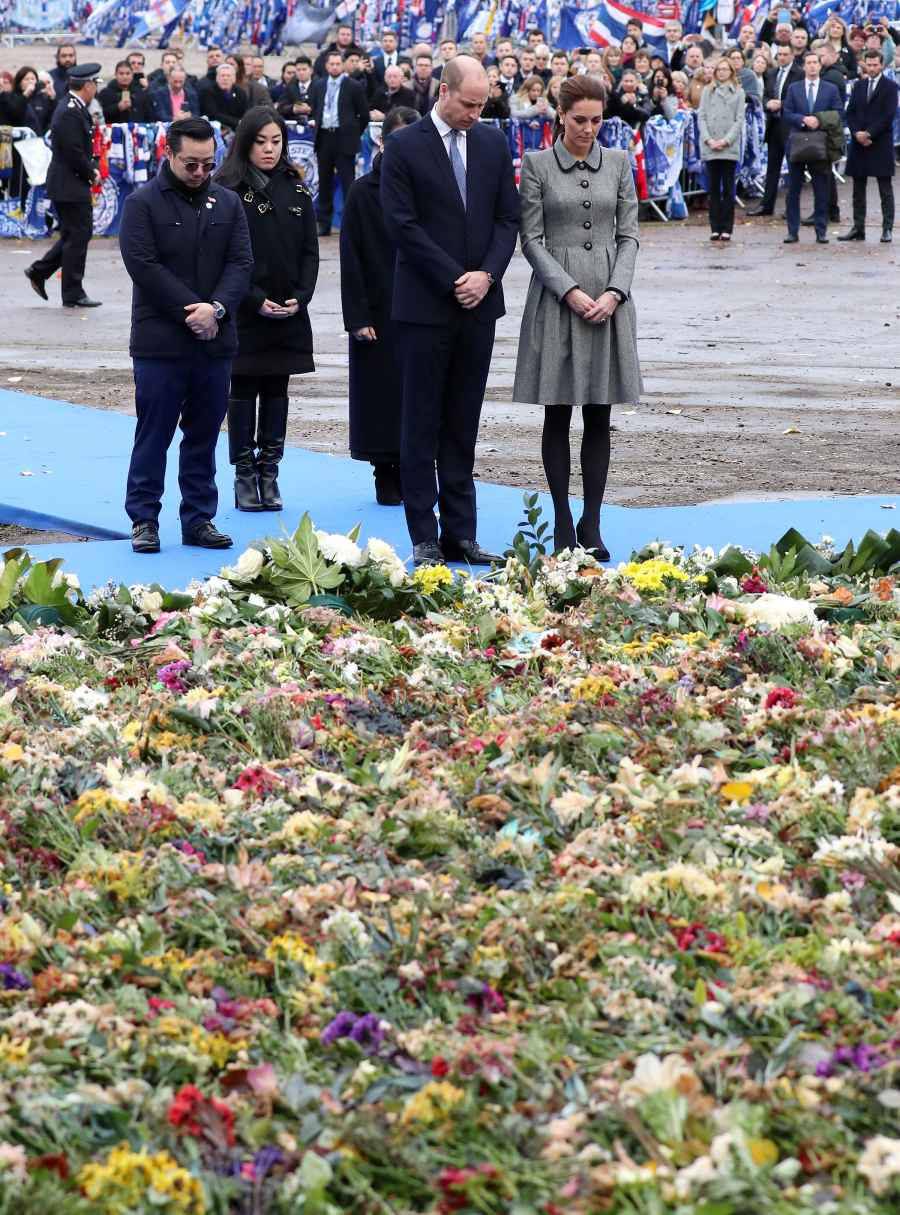 Prince William and Duchess Kate Pay Tribute to Helicopter Crash Victims in Leicester