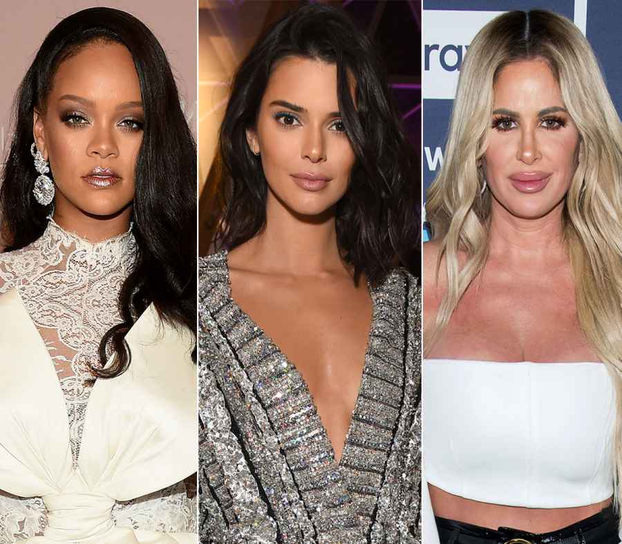 Rihanna Kendal Jenner Kim Zolciak