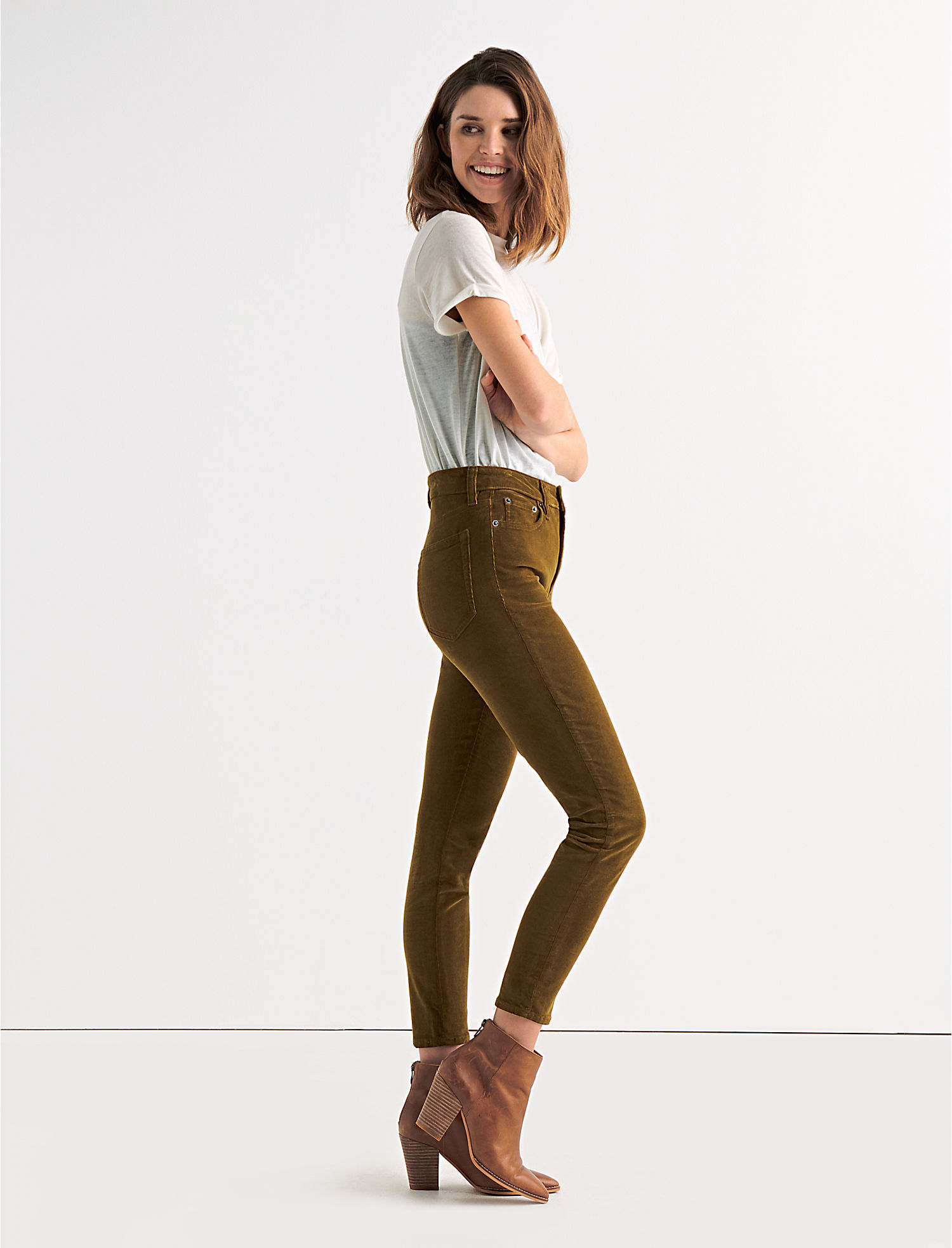 Bridgette High Rise Skinny Corduroy Pant