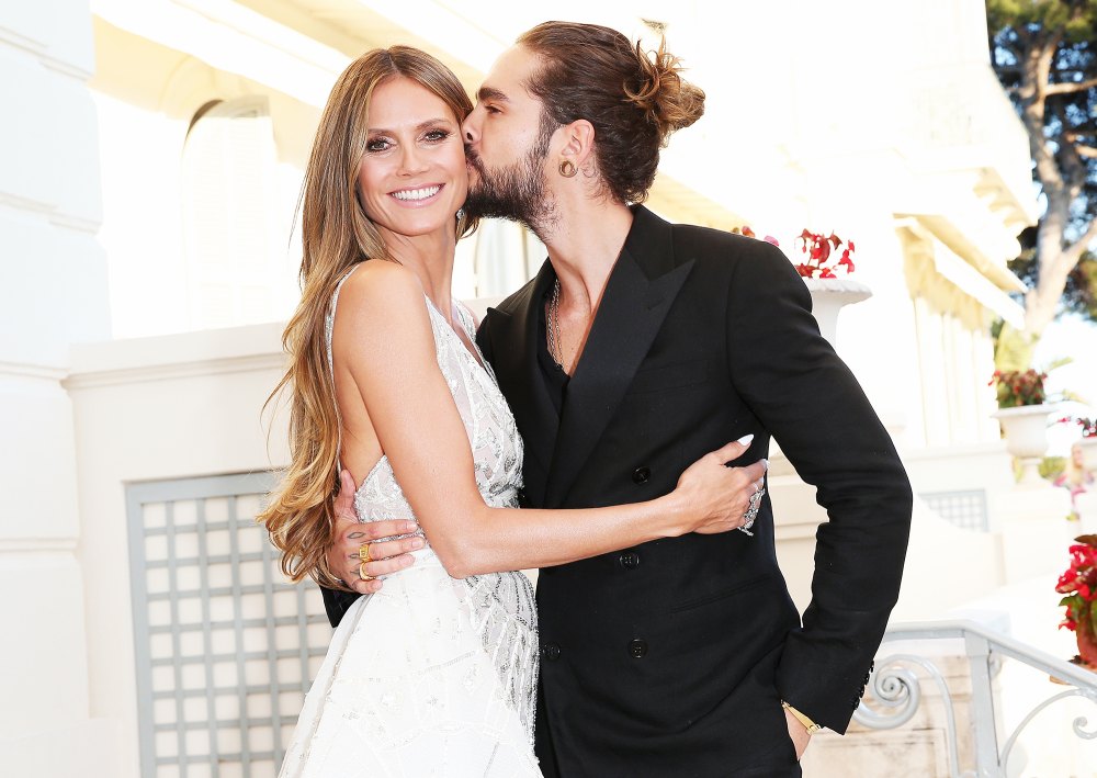 Heidi Klum Tom Kaulitz Cuddle Bed Engagement