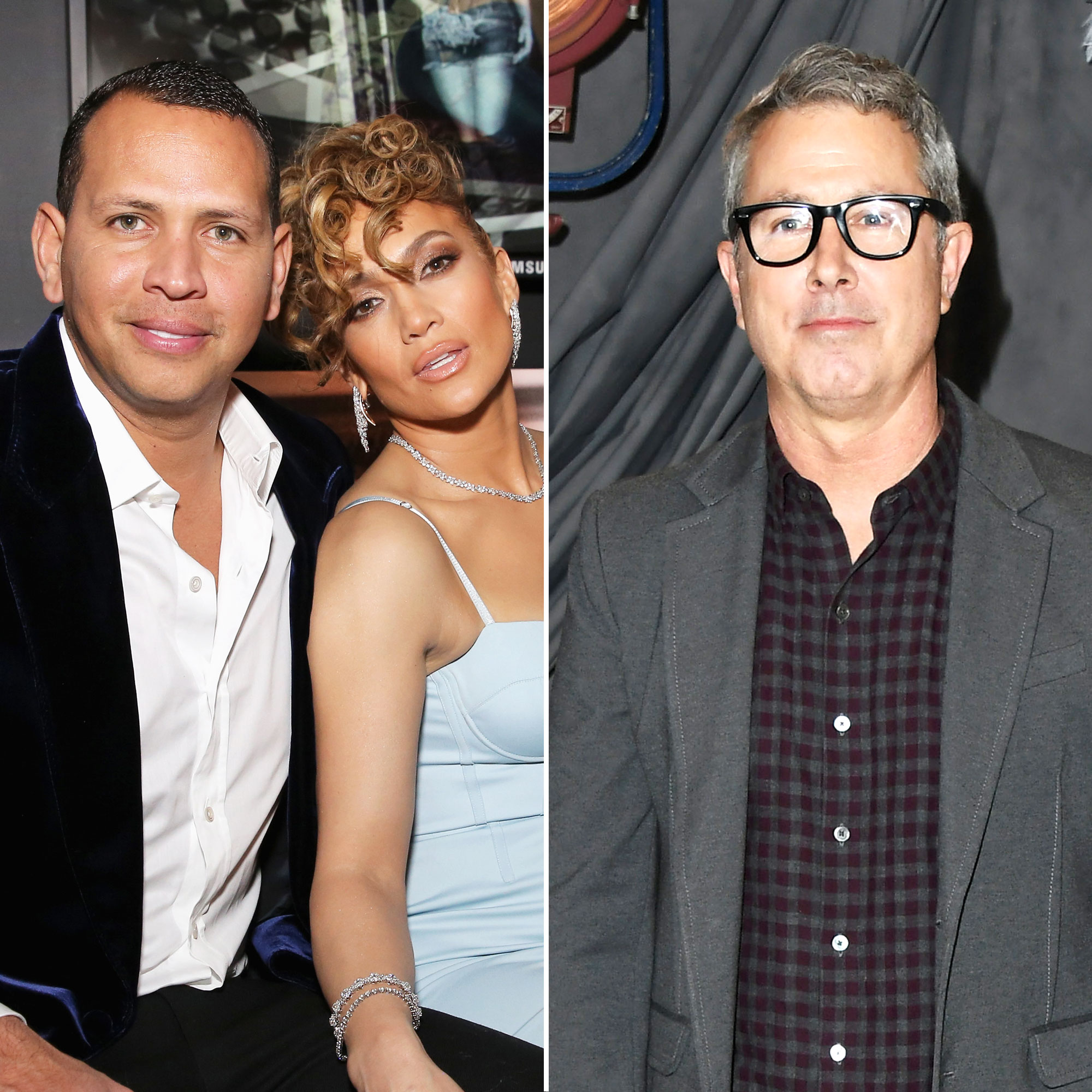 Alex Rodriguez , Jennifer Lopez and Peter Segal