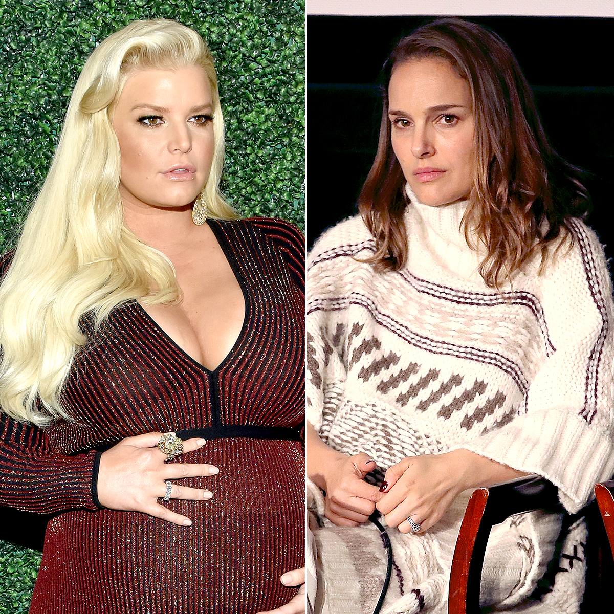Jessica Simpson and Natalie Portman