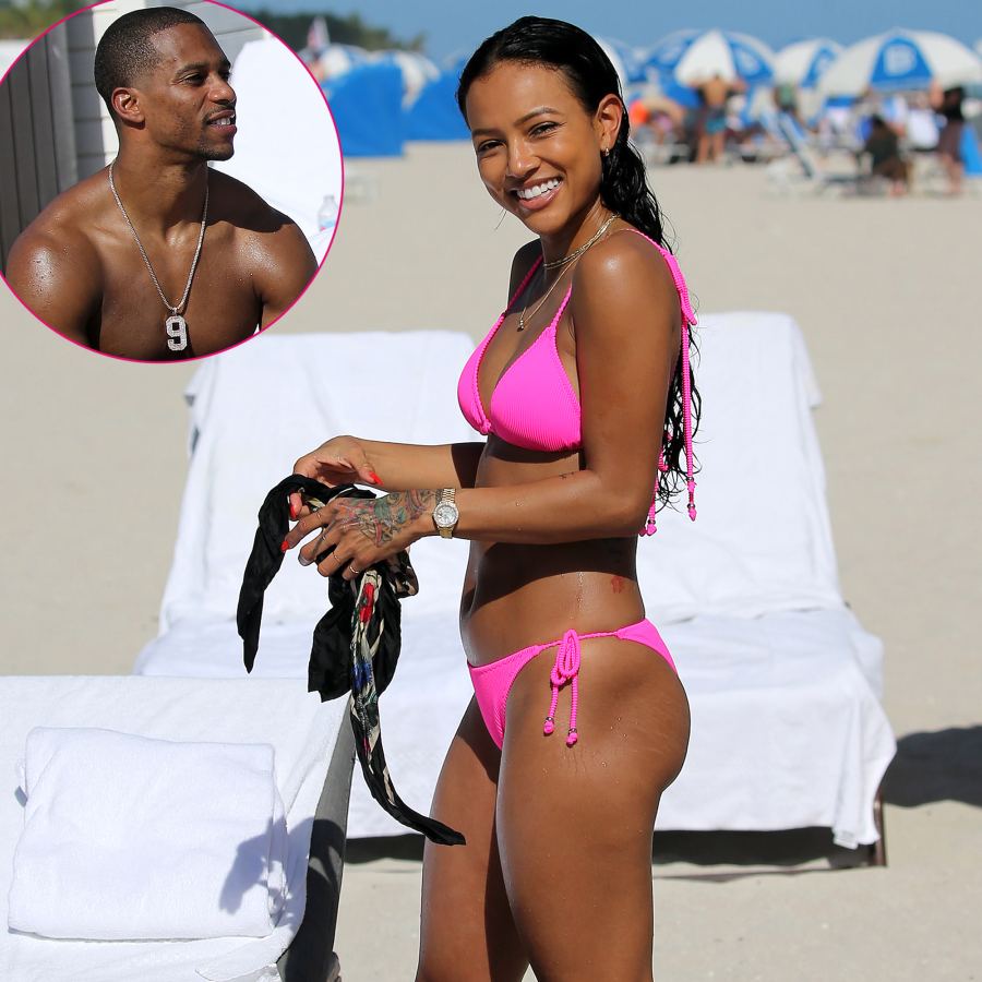 Karrueche Tran Is ‘Extremely Happy’ With Boyfriend Victor Cruz: Photos