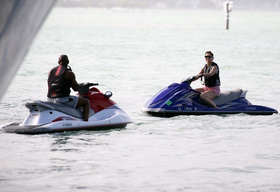 Katie Holmes Jamie Foxx Jet Ski Miami