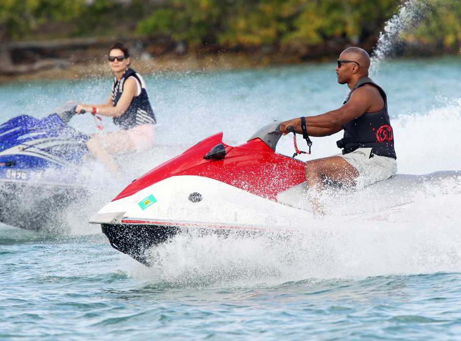 Katie Holmes Jamie Foxx Jet Ski Miami