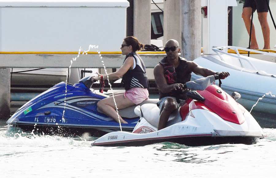 Katie Holmes Jamie Foxx Jet Ski Miami