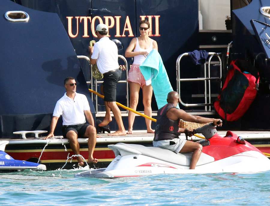 Katie Holmes Jamie Foxx Jet Ski Miami