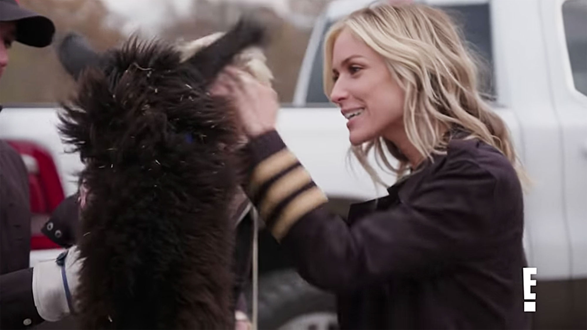 Kristin Gives Jay a Llama