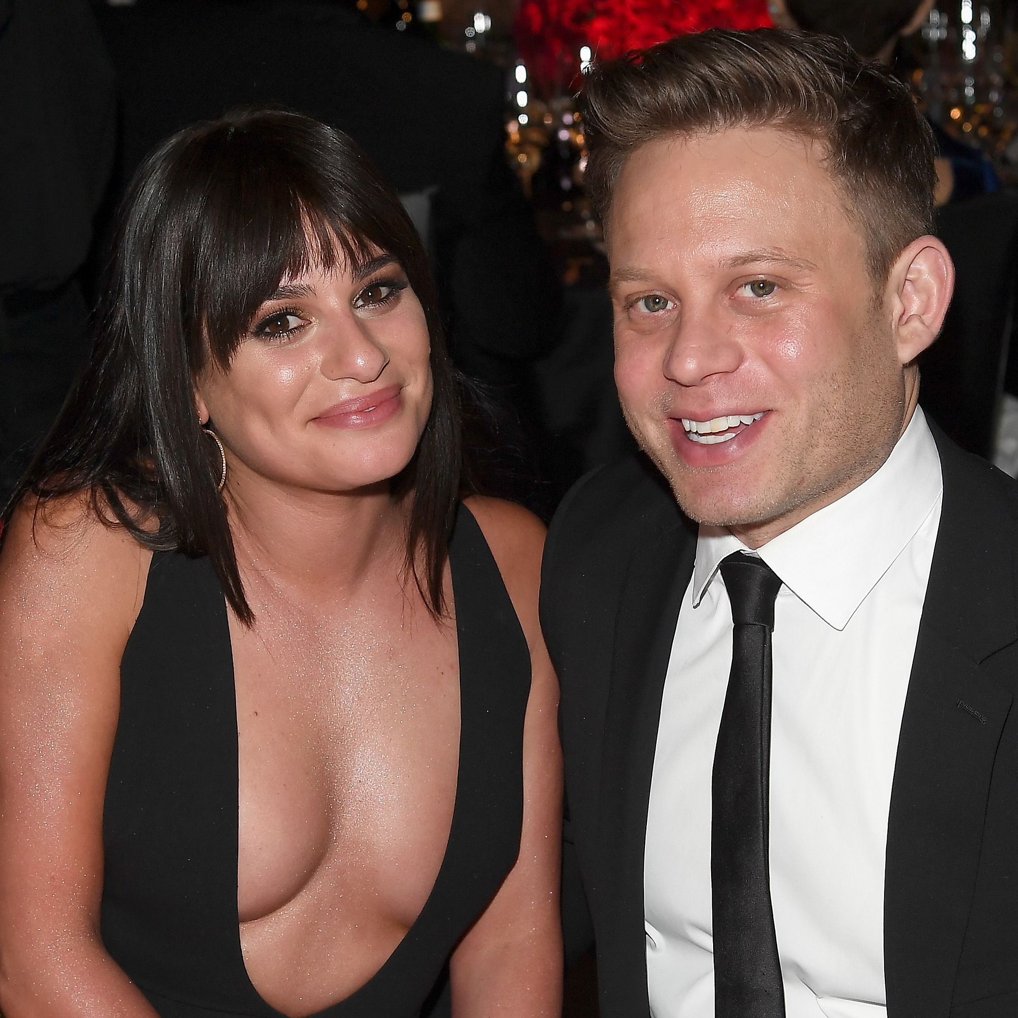 Lea Michele and Fiance Zandy Reich Bridal Shower