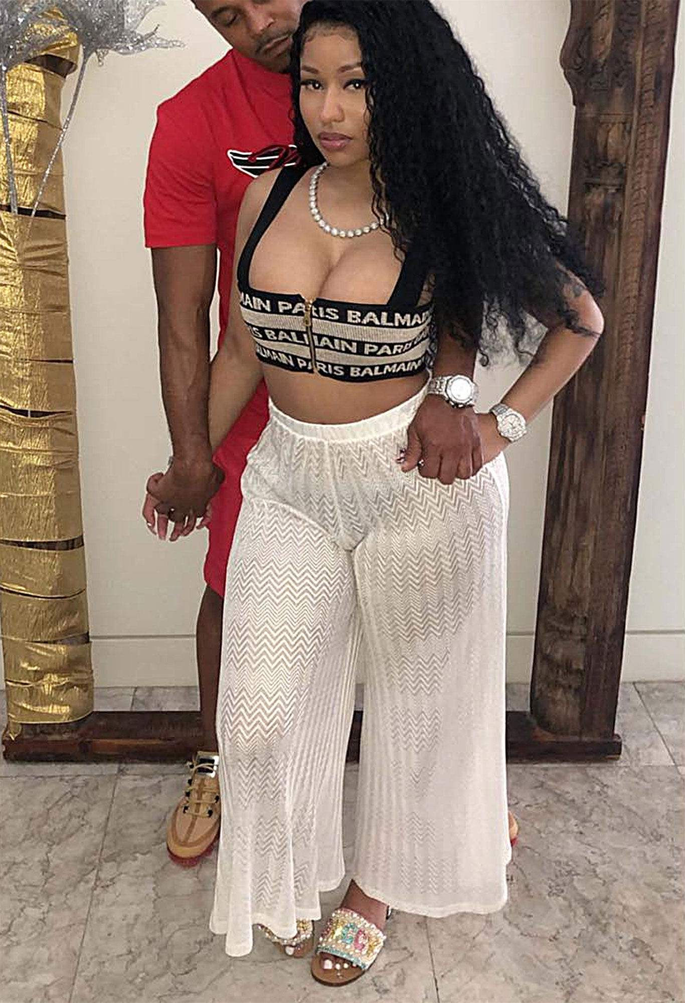 Nicki Minaj and Kenneth Petty