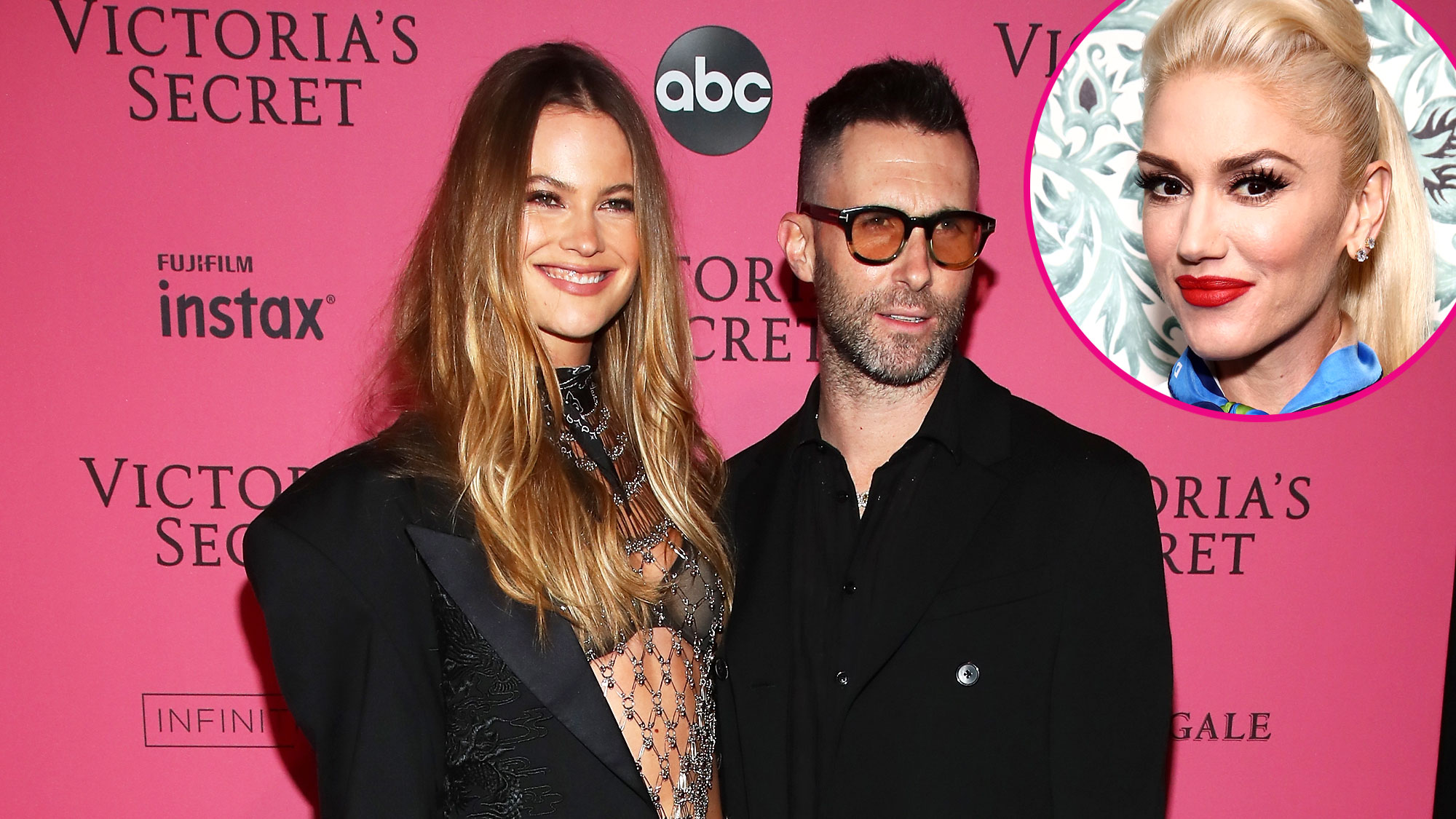 Behati Prinsloo, Adam Levine and Gwen Stefani