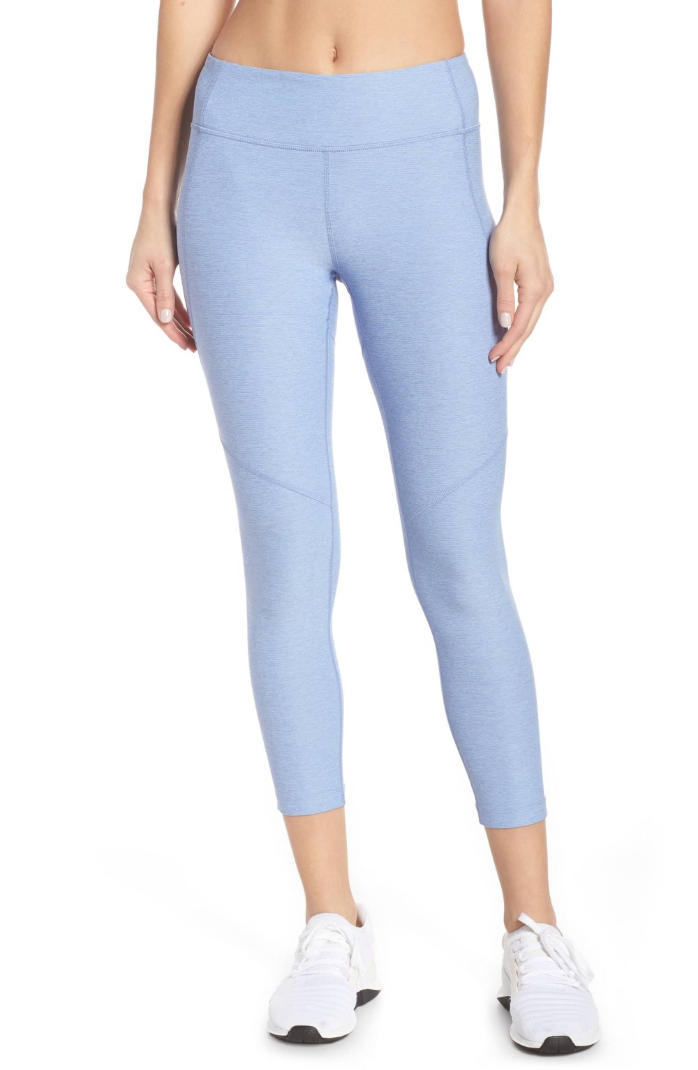 blue outdoor voices crop leggings