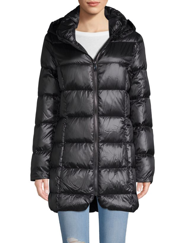 donna karan puffer coat