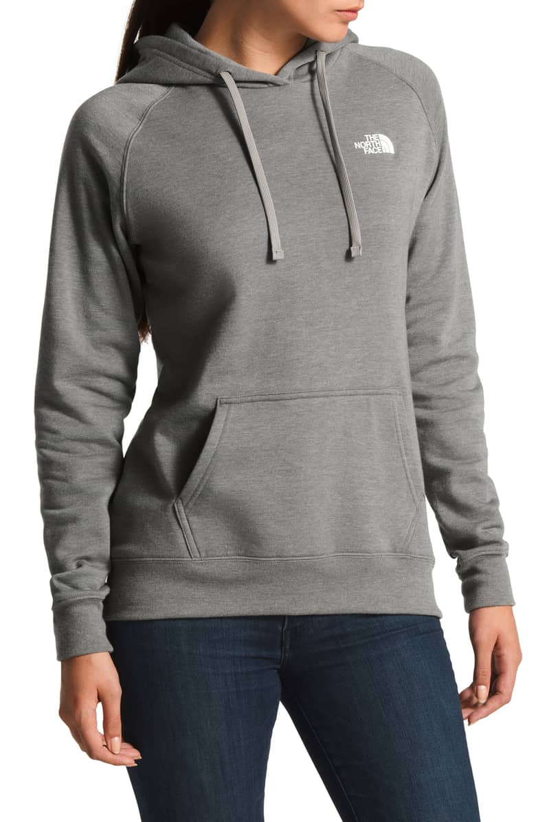 grey north face hoodie