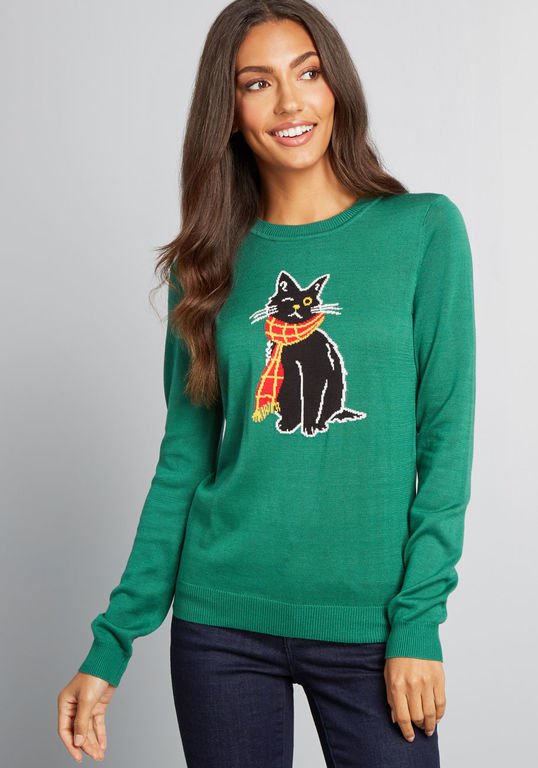 instagram obsessed gift guide-modcloth cat sweater