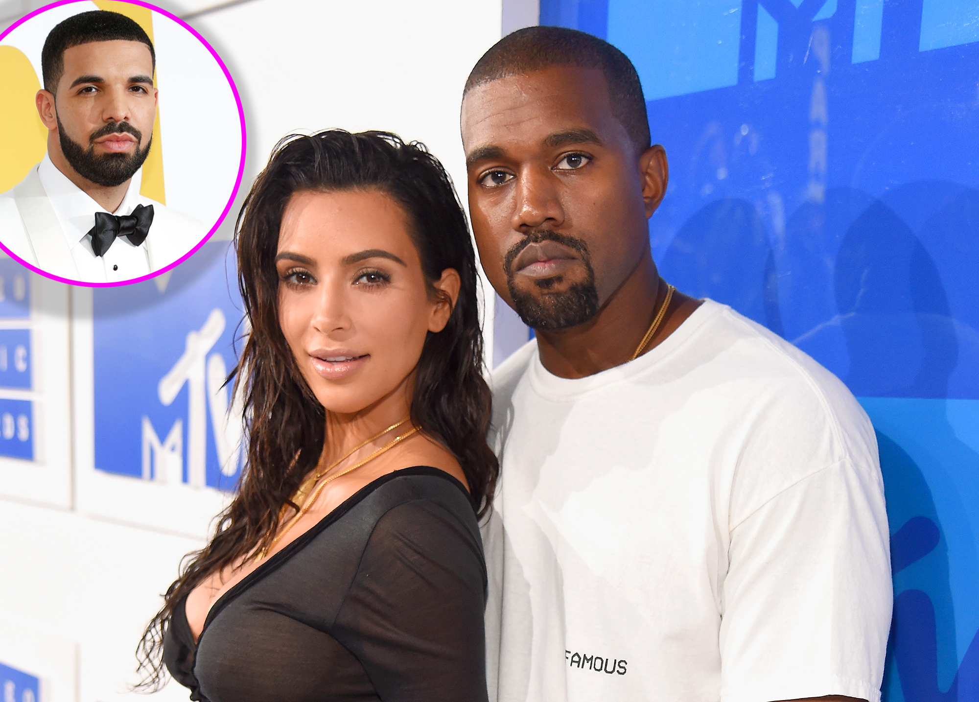 Kim Kardashian, Kanye West, Drake