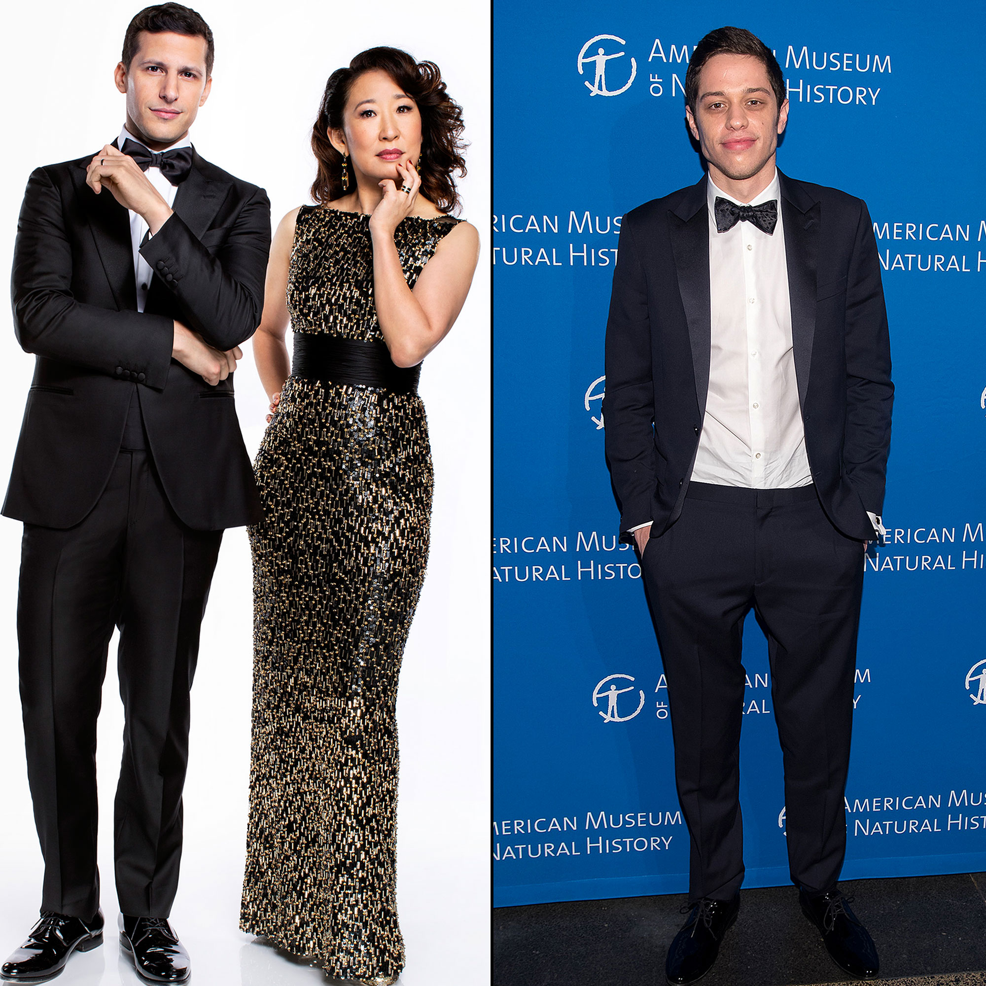 Andy Samberg and Sandra Oh on Pete Davidson: 'Leave Him Alone'