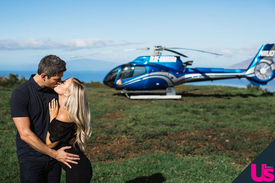 Arie Luyendyk Jr Lauren Burnham Helicopter Tour Hawaii