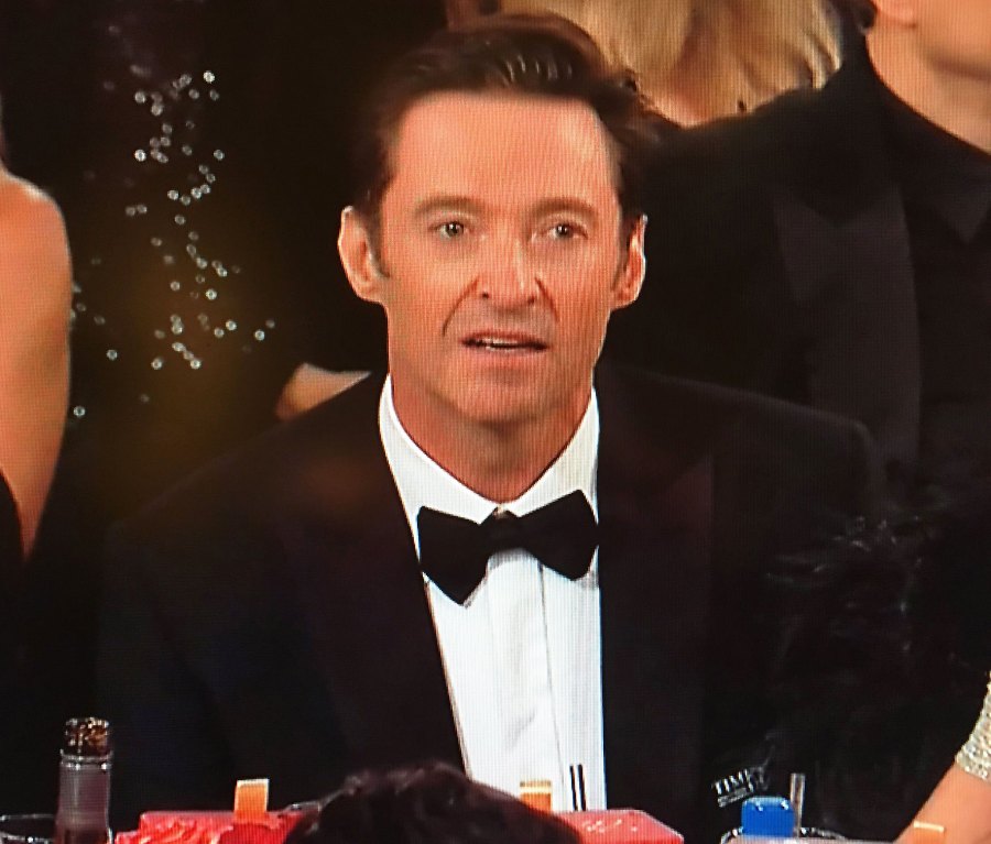 Awards Shows Audience Reactions Hugh Jackman Golden Globes 2018