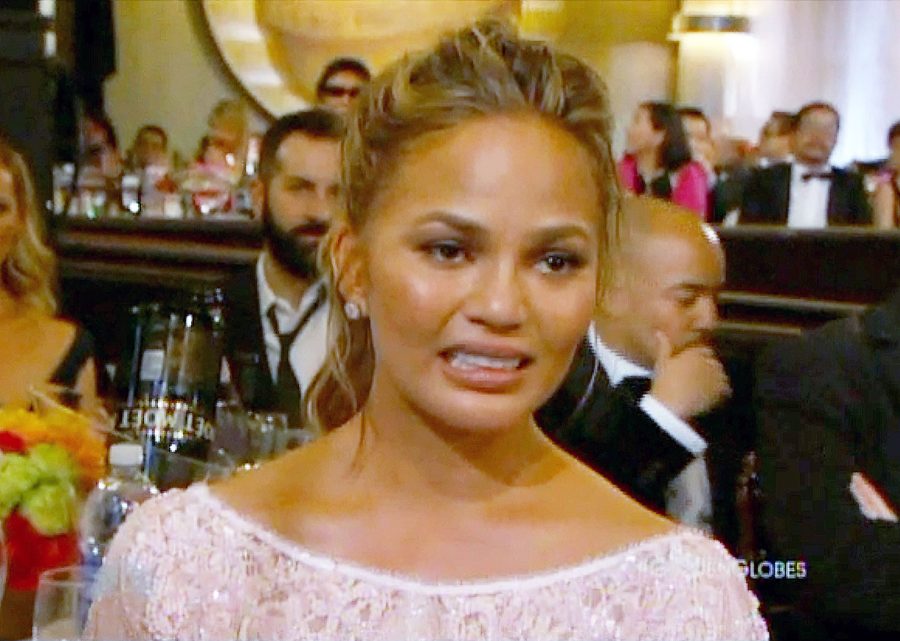 Awards Shows Audience Reactions Chrissy Teigen Golden Globes 2015