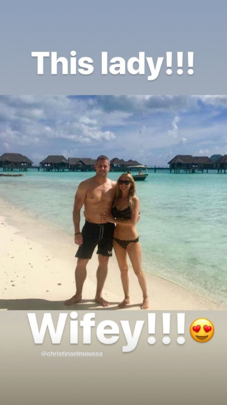 Christina El Moussa and Ant Anstead honeymoon in Bora Bora