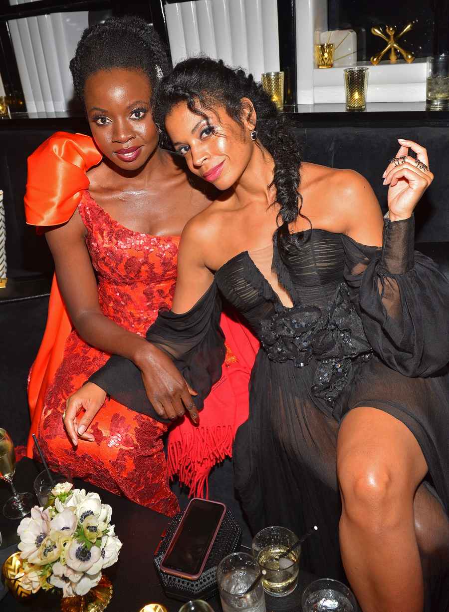 Golden Globes 2019 Afterparties Danai Gurira Susan Kelechi Watson