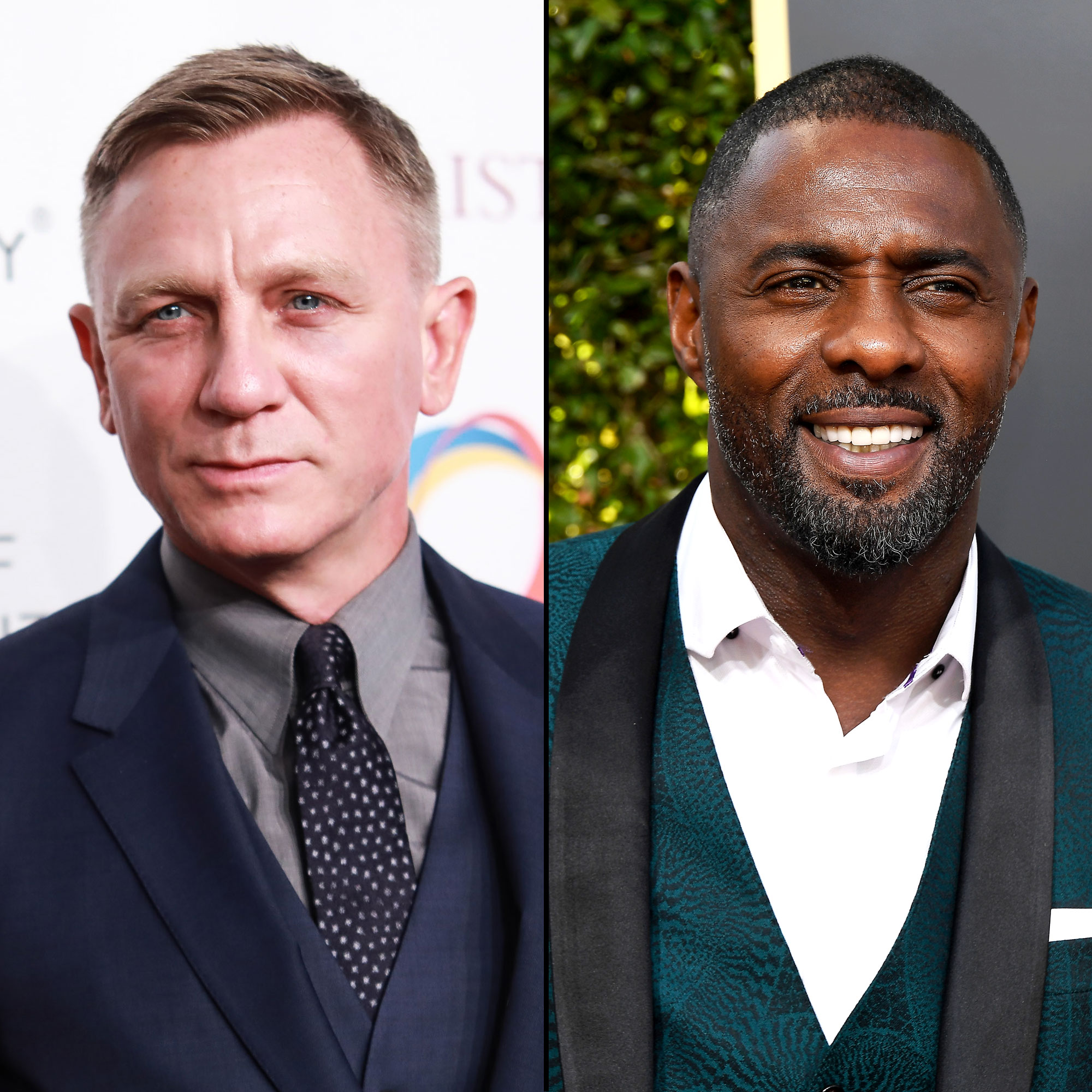 Daniel Craig Meets Potential James Bond Successor Idris Elba at 2019 Golden Globes