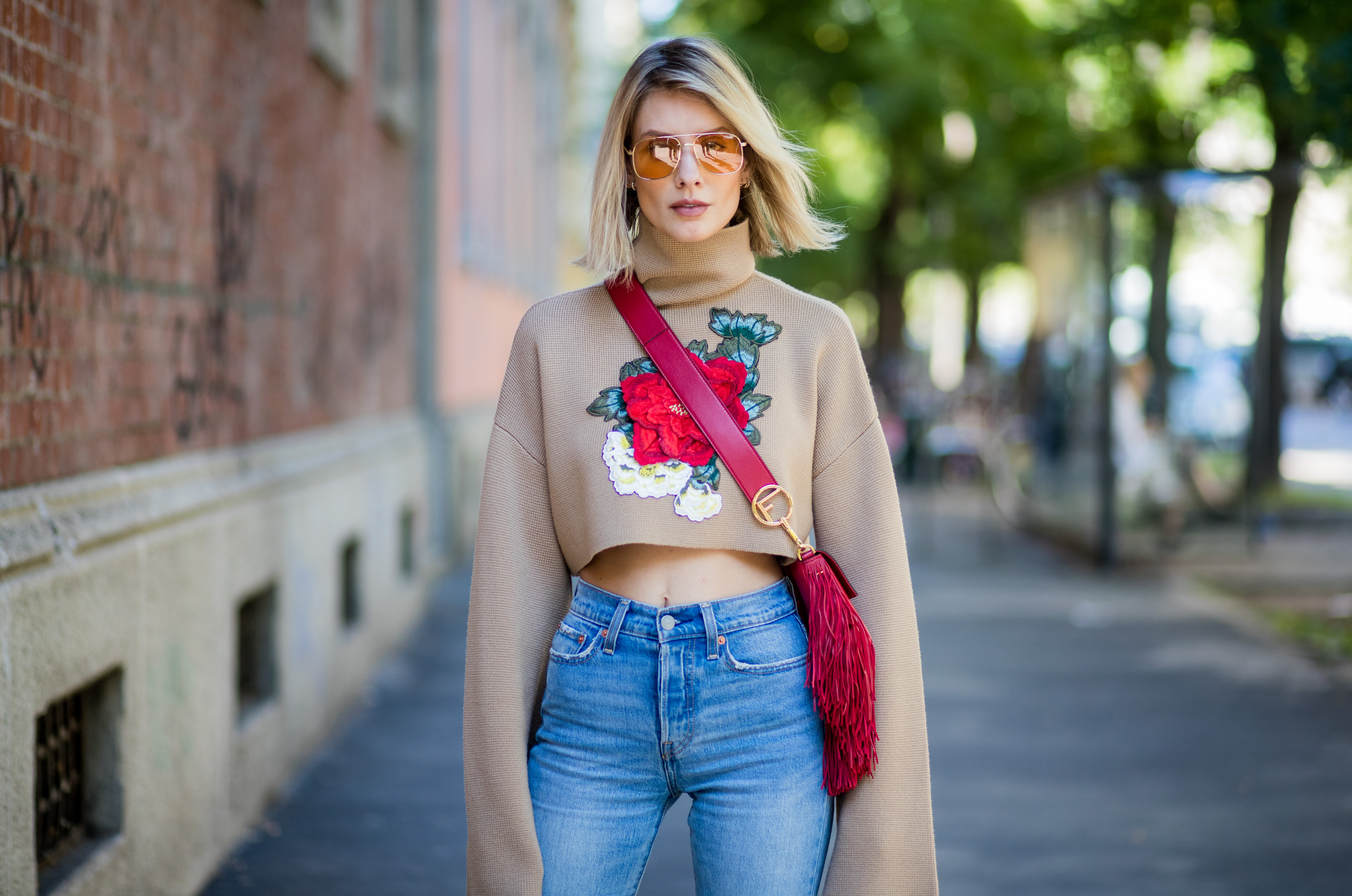 woman in jeans