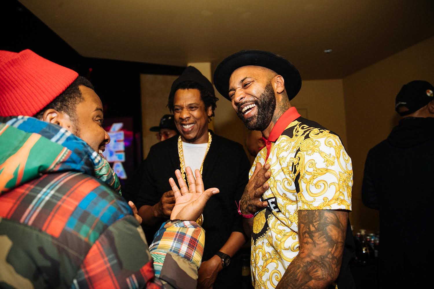 Jay Z, Meek Mill and Joe Budden