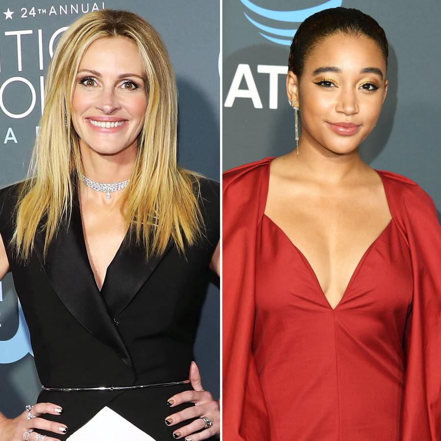 Critics Choice Awards 2019 What You Didn’t See on TV Julia Roberts Amandla Stenberg