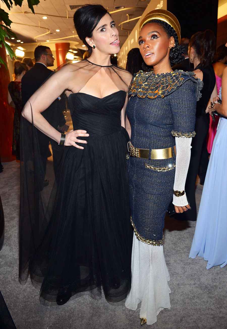 Golden Globes 2019 Afterparties Sarah Silverman Janelle Monae