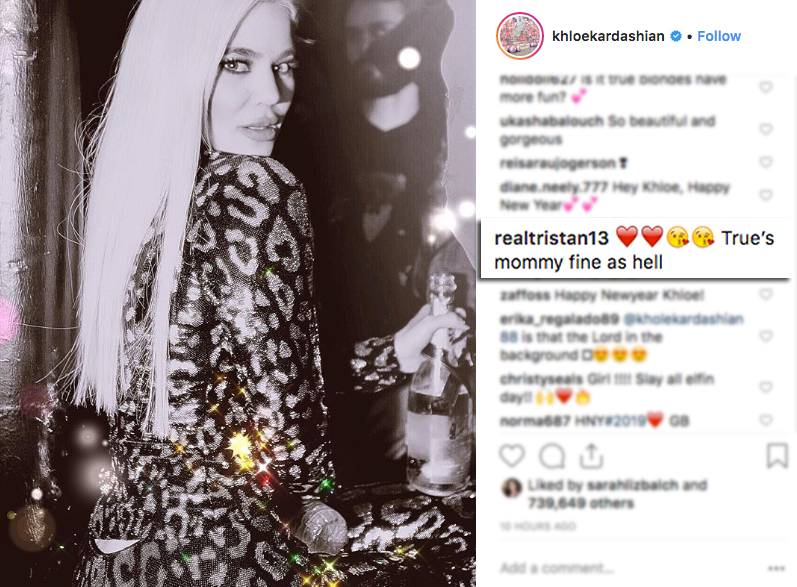 tristan thompson flirts with khloe kardashian