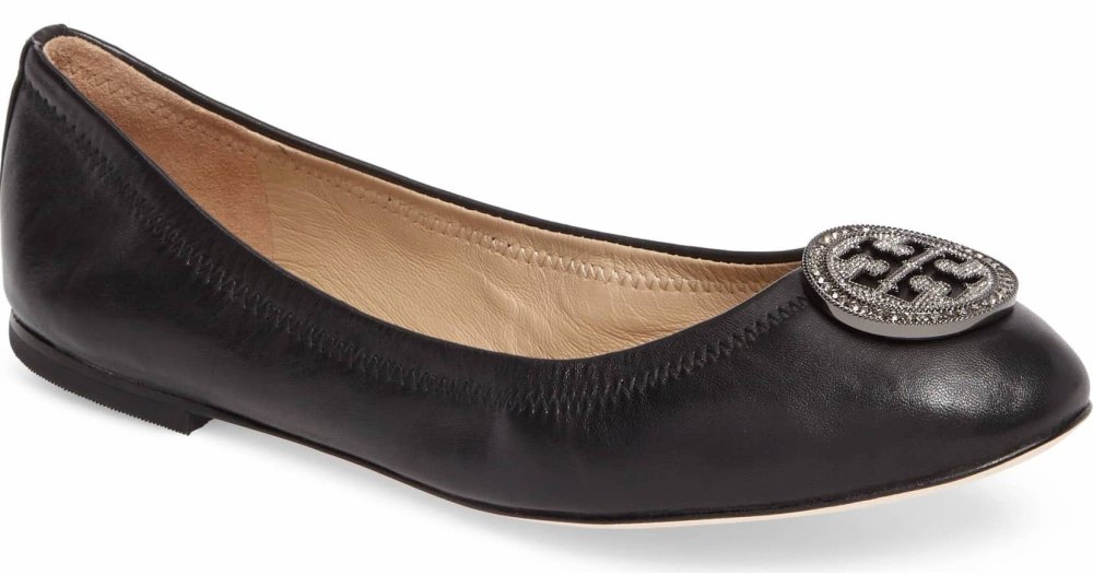 black tory burch ballet flat