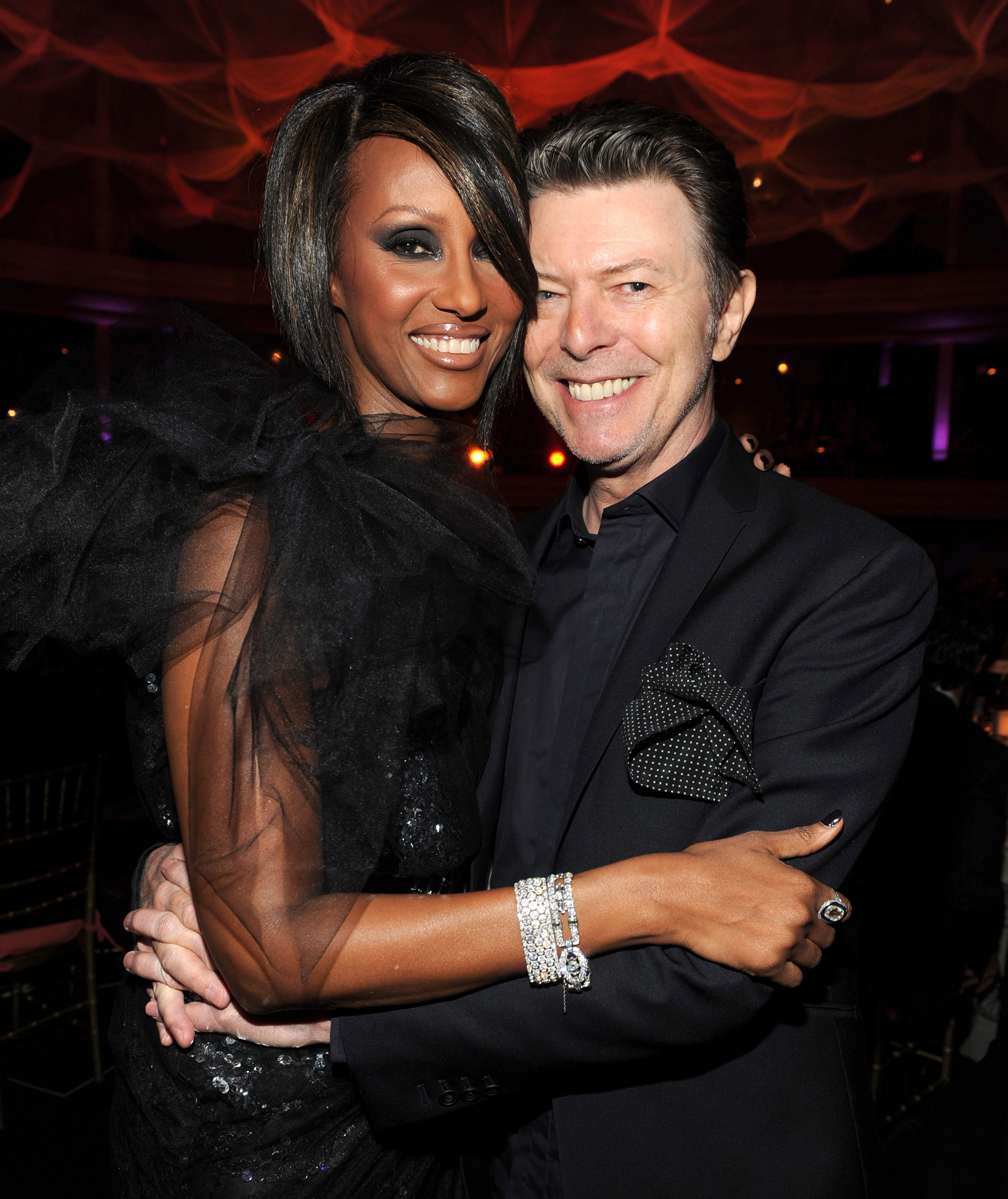 Iman and David Bowie birthday