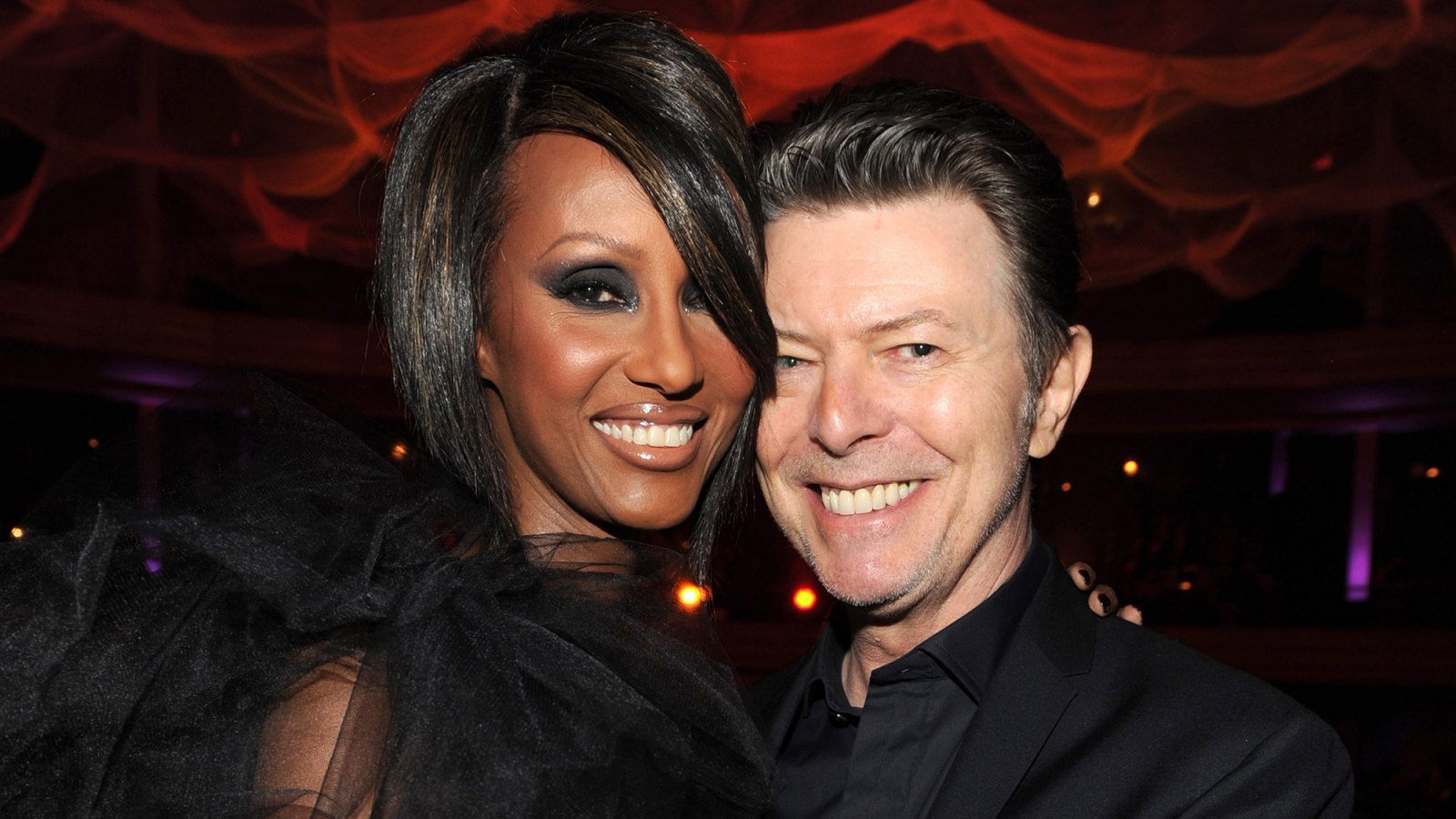 Iman and David Bowie birthday