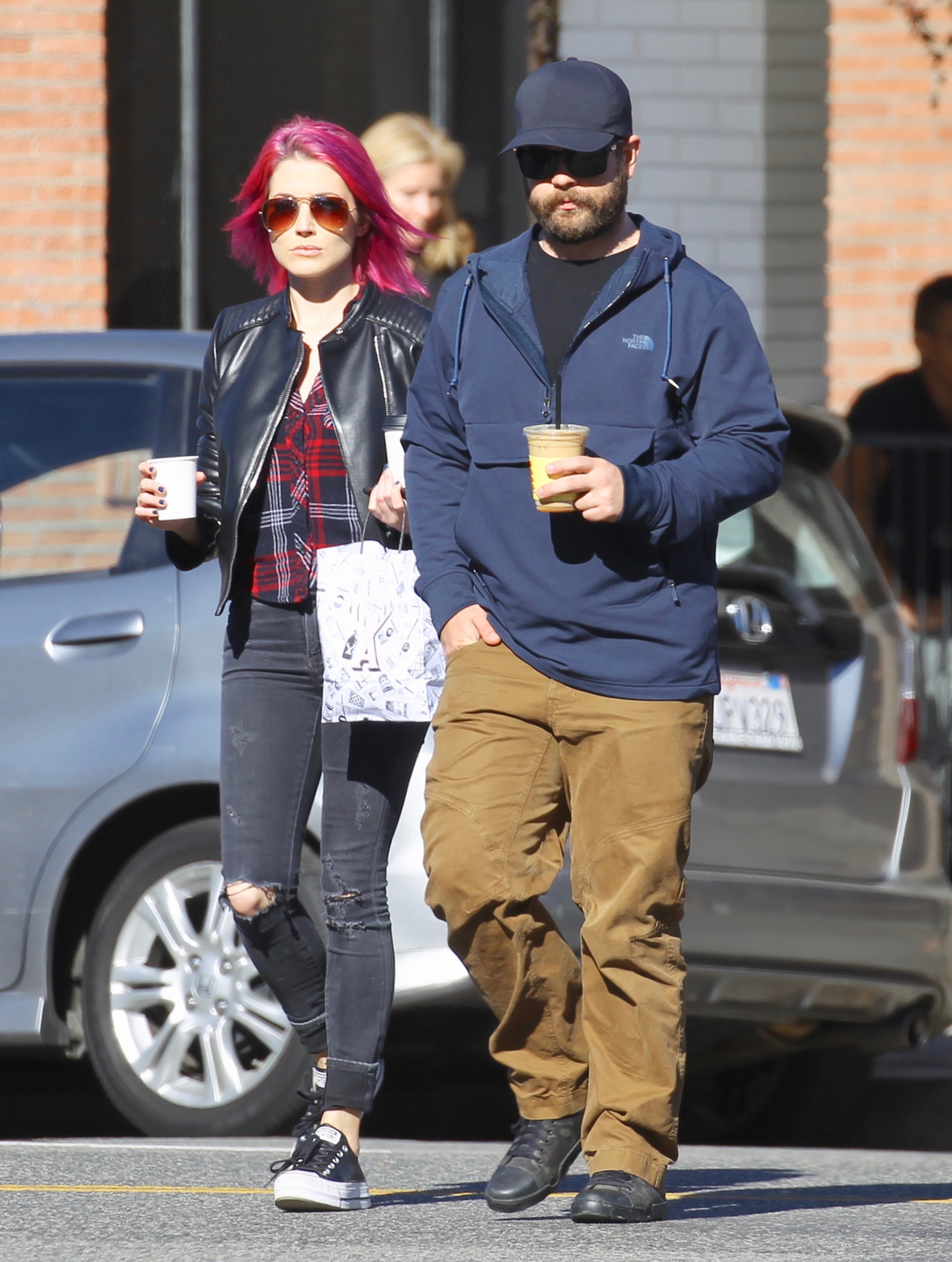 Jack Osbourne was spotted grabbing coffee with a female companion in Studio City.