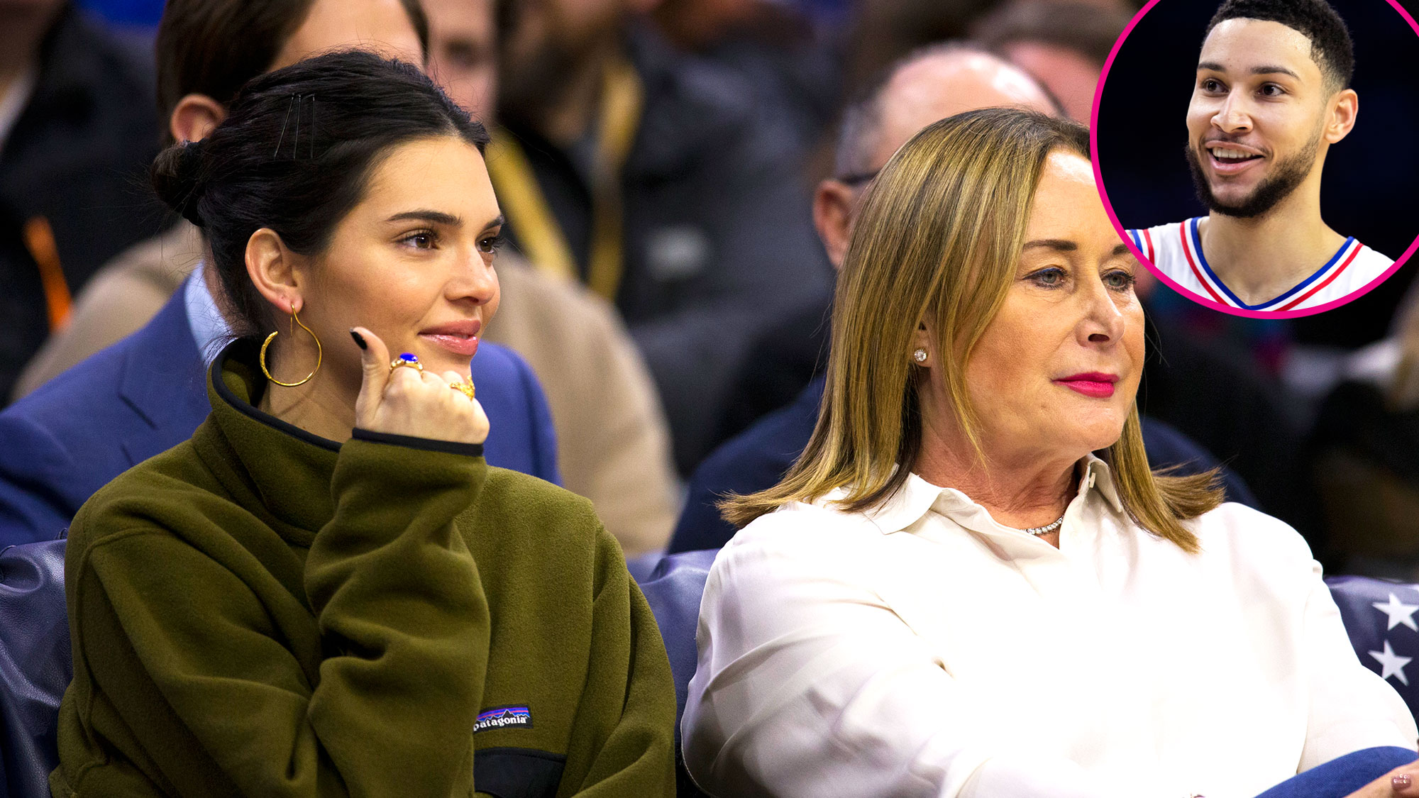 Kendall Jenner, Julie Simmons and Ben Simmons