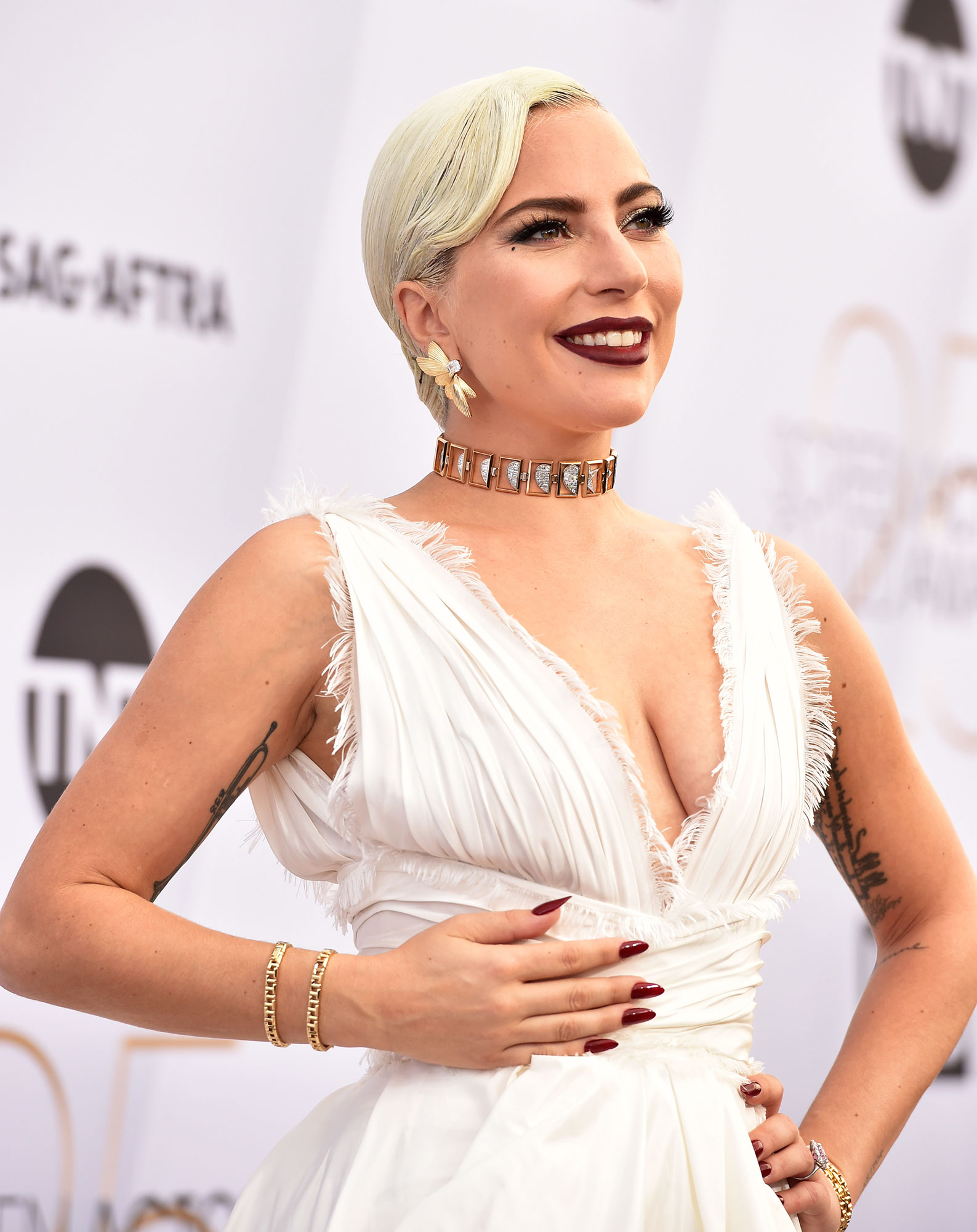 SAG Awards 2019: All the Details on Our Top Five Fashion Looks of the Night lady gaga