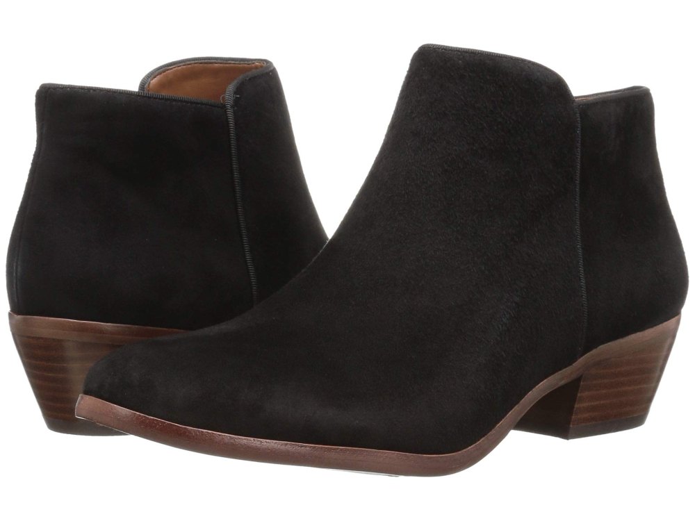 sam edelman black suede booties