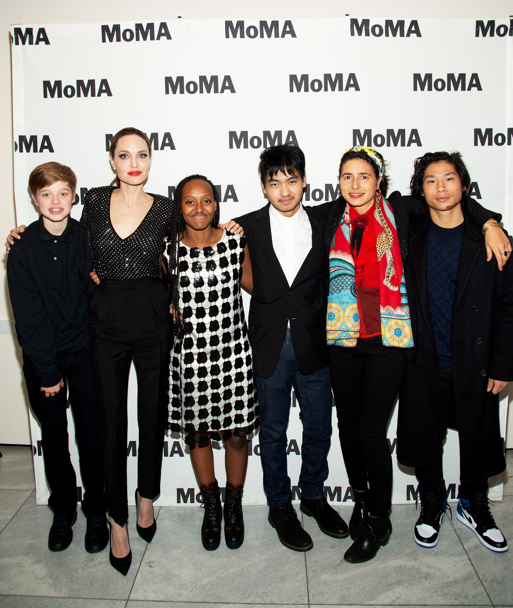 Angelina Jolie Steps Out With Her Kids