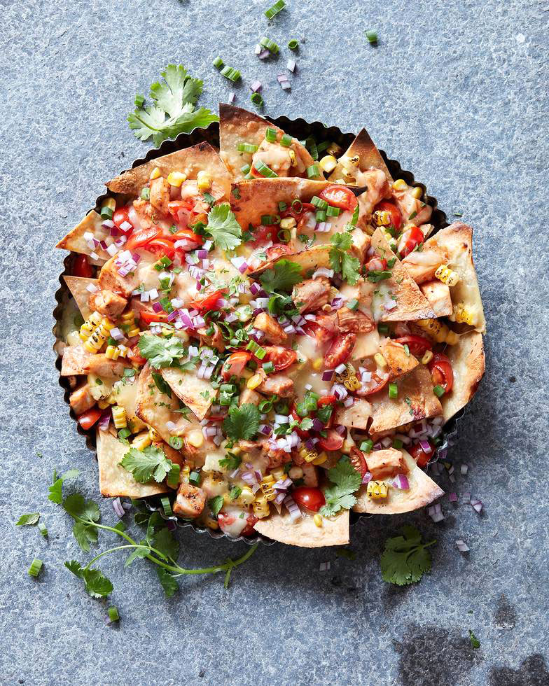 These Fully Loaded BBQ Chicken Nachos Are Ideal for Game Day