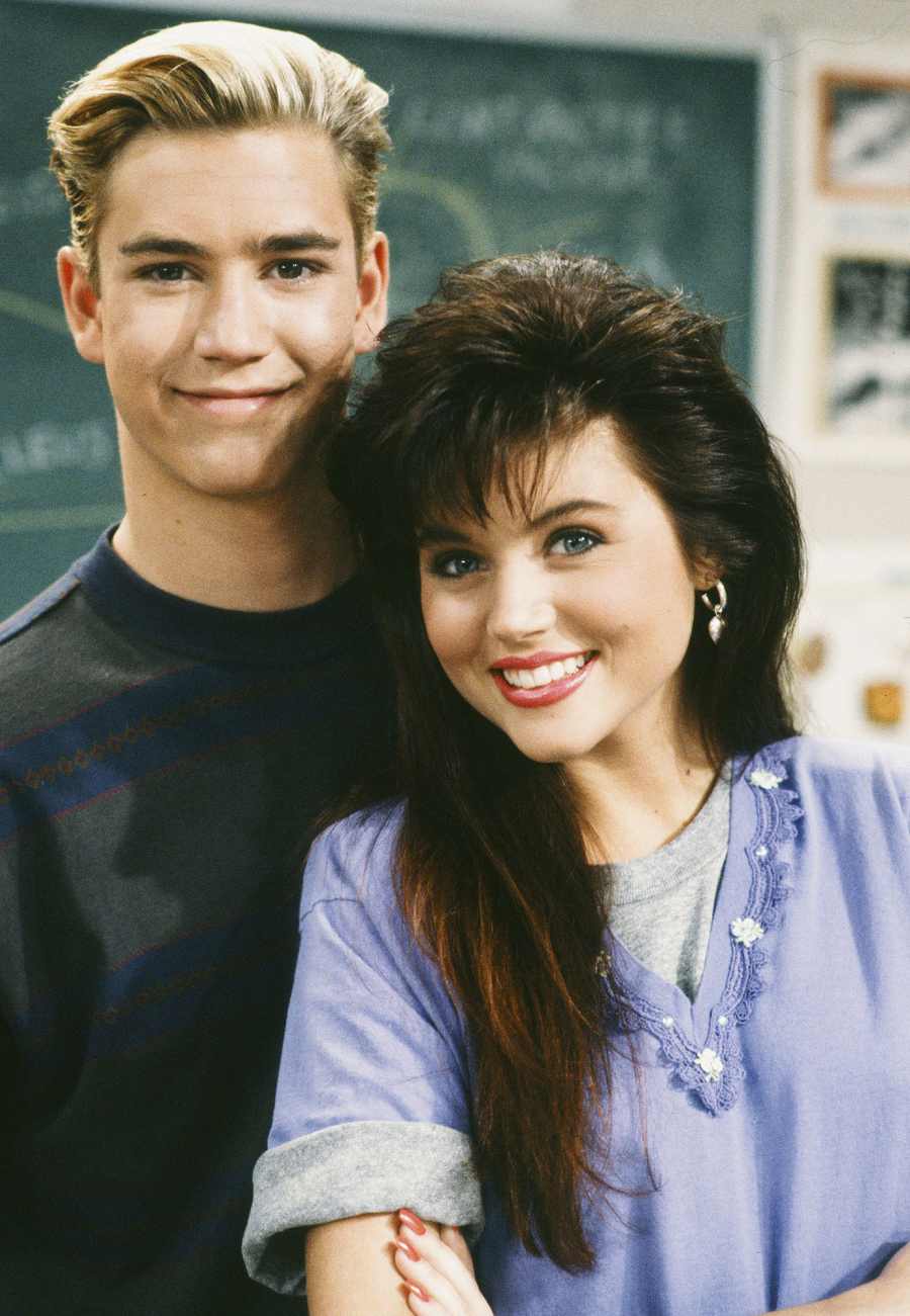 Best TV Couples Saved By The Bell Mark-Paul Gosselaar Tiffani Thiessen