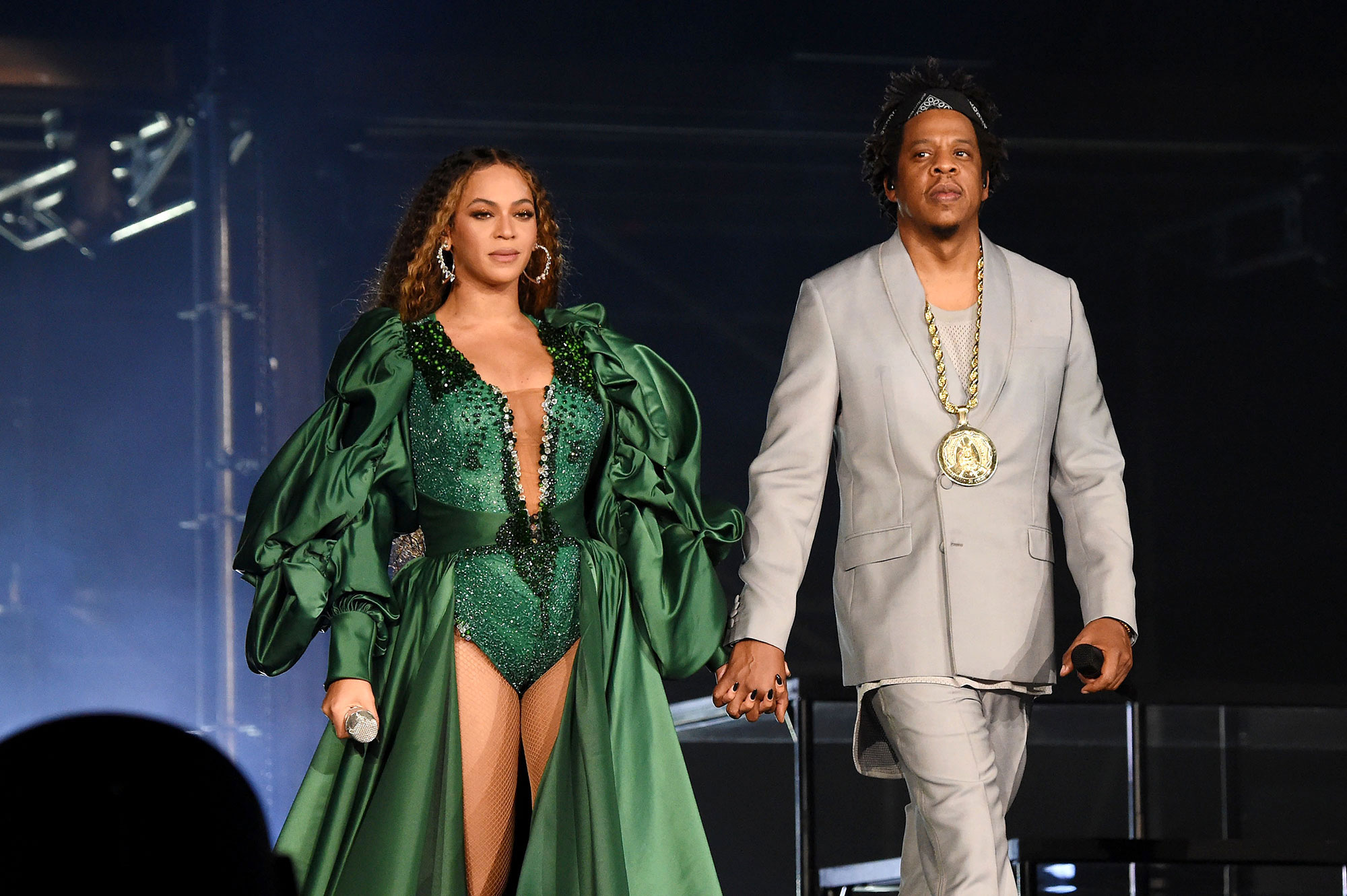 Beyonce and Jay-Z Accept Brit Award With Duchess Meghan-Inspired Video