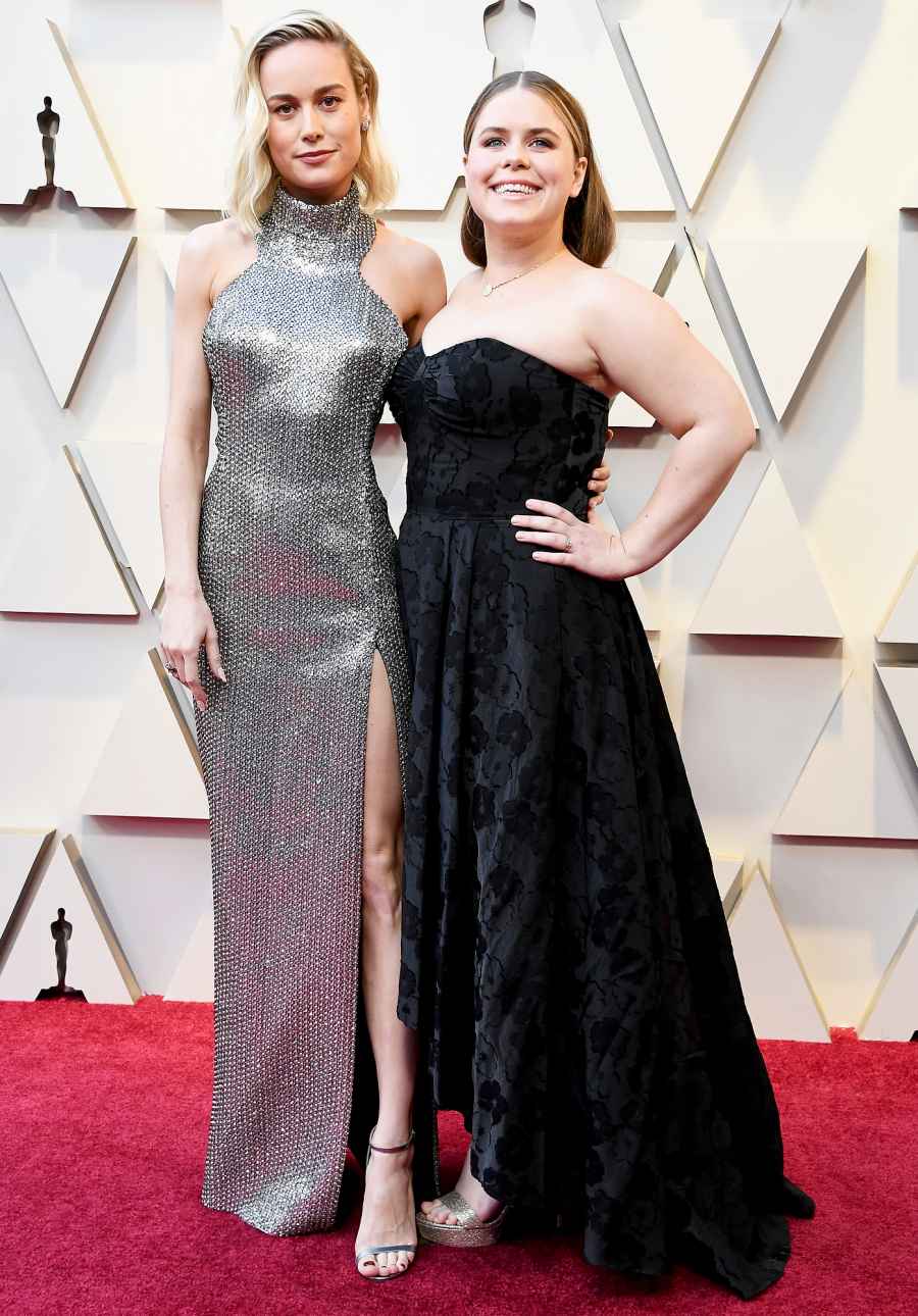 Brie-Larson-and-Milaine-Desaulniers-oscars-2019