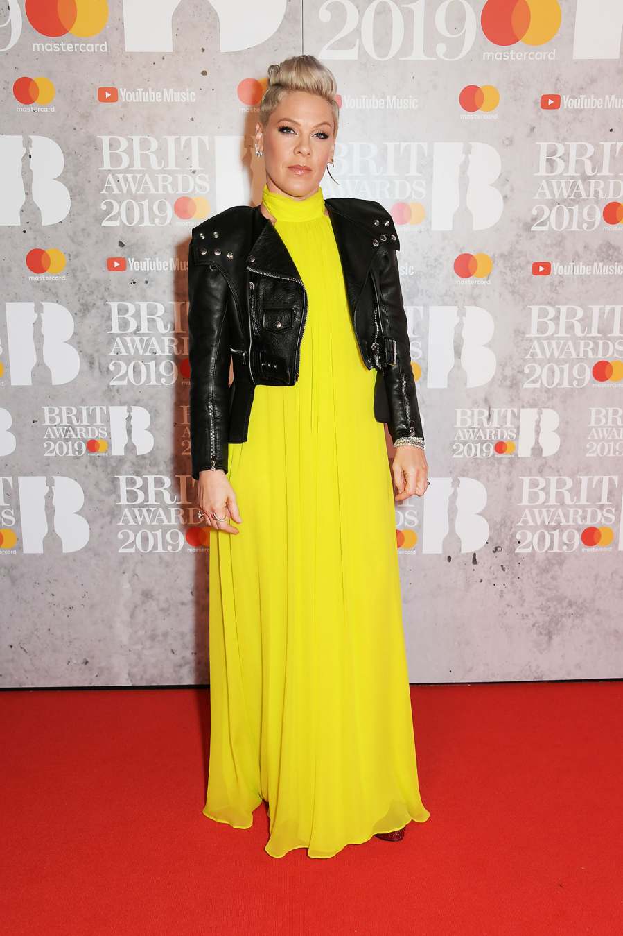 brit awards red carpet 2019 Pink