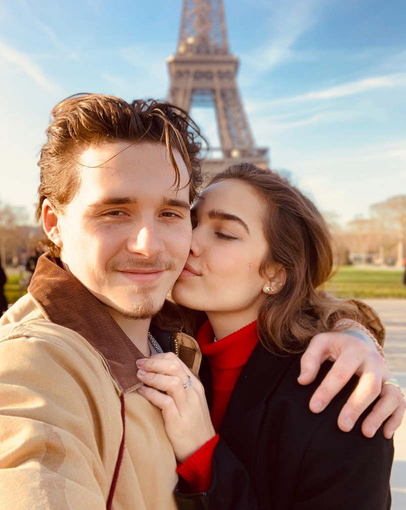 Brooklyn-Beckham-and-Hana-Cross valentines day